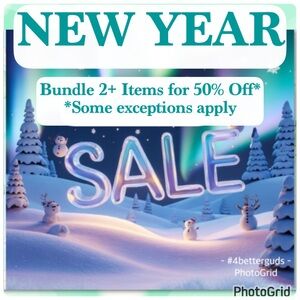 New Year Sale on Closet 50% off 2+ items $150 and less